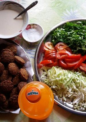 صورة لوصفة الفلافل اللبنانية