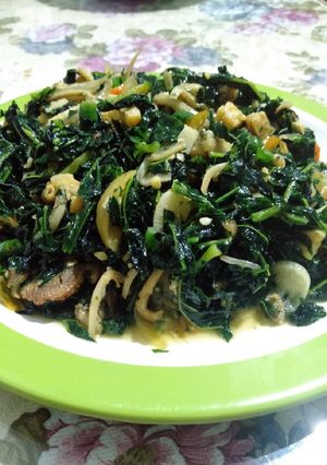 Foto resep Tumis daun pepaya jepang