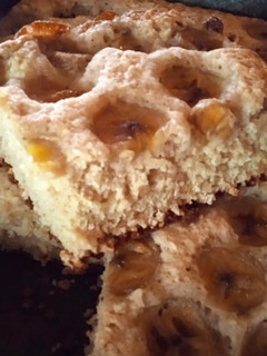 Una foto de Torta de avena y banana