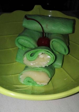Foto resep Pancake Vla Durian