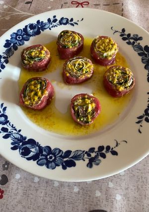 Foto di Sushi di carpaccio di manzo