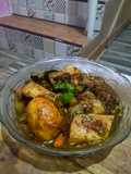 Semur campur pedas manis(ayam,tahu,telur,kentang)