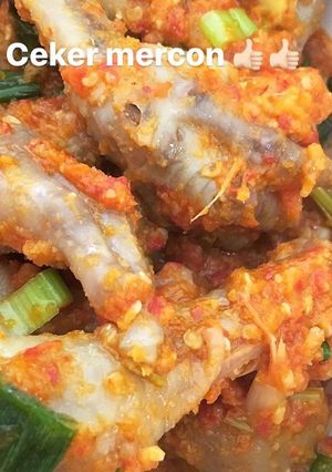 Foto resep Ceker ayam mercon