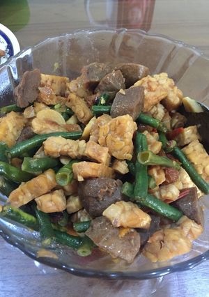 Foto resep Oseng Oseng Tempe & Kacang Panjang