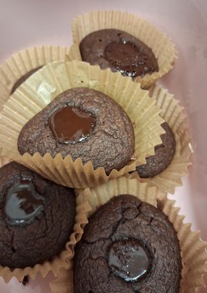 Una foto de Magdalenas de Chocolate