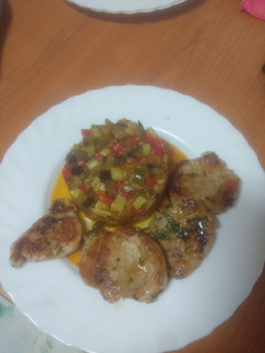 Una foto de Solomillo a la plancha con mi pisto
