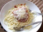 Gambar saus spaghetti bolognese