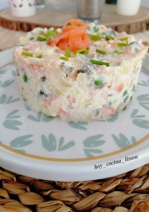 A picture of Smoked Salmon Potato Salad.