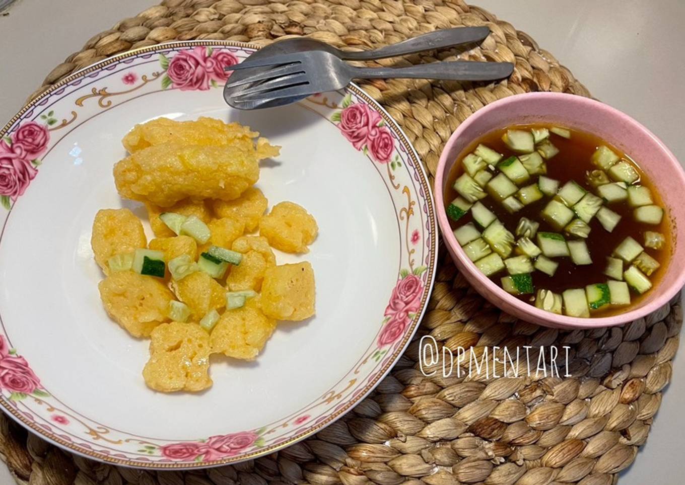 Pempek Lenjer Udang Lengkap dg Cuko