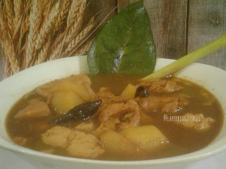 Langkah Gampang Membikin Resep Semur ayam tahu kentang tanpa santan TANPA MINYAK yang Enak Banget Anti Ribet, Lezat