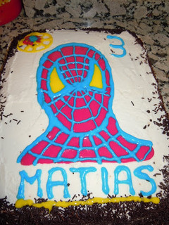 Una foto de Tarta Spiderman