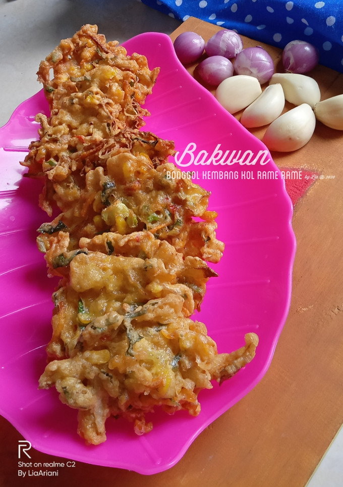 Foto resep Bakwan Bonggol Kembang Kol Rame-Rame
