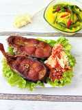 Ikan Patin Goreng sambal mangga muda