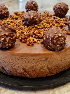 Una foto de Tarta Ferrero Rocher sin horno