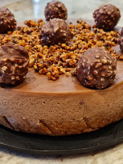 Una foto de Tarta Ferrero Rocher sin horno