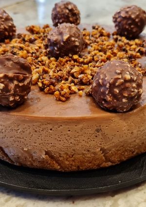 Una foto de Tarta Ferrero Rocher sin horno