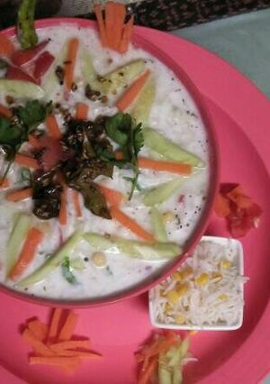 A picture of #Theme Rice curd rice.