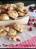Scones au Muesli et cranberrys fraîches