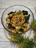 Tumis tempe daun ginseng jawa