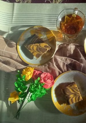 عکسی از دستور کیک زبرا
