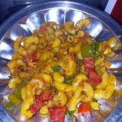 A picture of Garlic macaroni.
