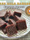 Kek Gula Hangus Sarang Semut Sukatan Cawan (Tanpa Perap)