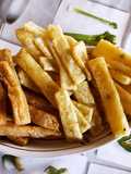 Bastoncini di patate per l'aperitivo
