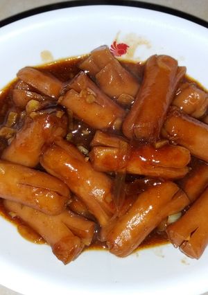 Foto resep Sosis saos teriyaki seadanya😄