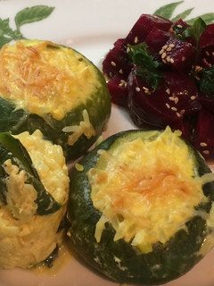 Una foto de Zapallitos rellenos con arroz