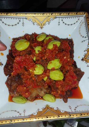 Foto resep Dendeng Balado Petai