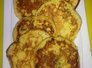 Una foto de Falsos Blinis de Choclo Cremoso