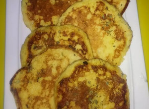 Una foto de Falsos Blinis de Choclo Cremoso