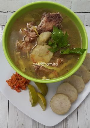 Foto resep 439. Lontong Soto Madura