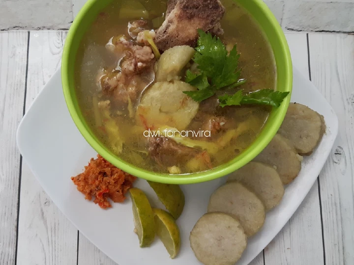 Cara Mudah Menyiapkan Resep 439. Lontong Soto Madura Anti Ribet, Bikin Ngiler