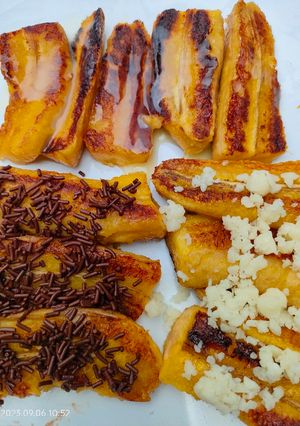 Foto resep Pisang Bakar Aneka Topping (no minyak, no terigu)