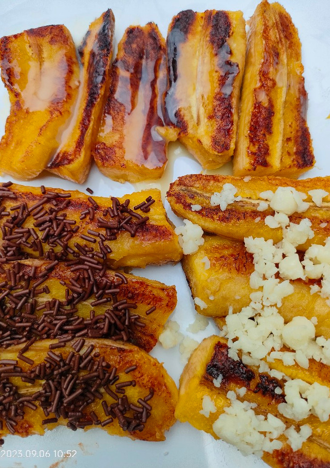 Foto resep Pisang Bakar Aneka Topping (no minyak, no terigu)