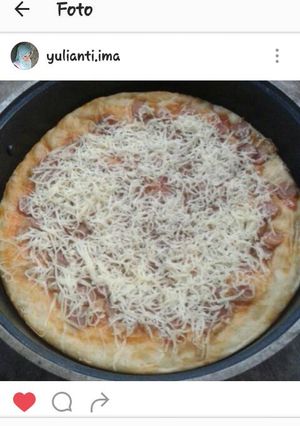 Foto resep Pizza ekonomis,empuknya bikin nagih