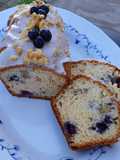 Budín con nueces y arándanos