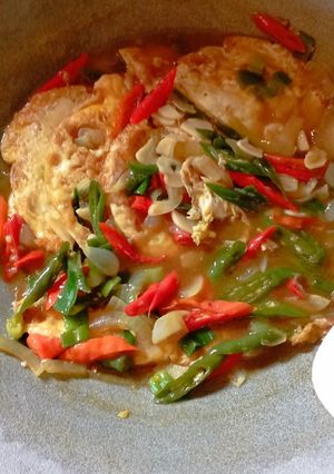 Foto resep Oseng Telur ceplok