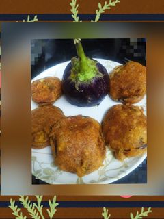 बैंगन पकौड़ा (baingan pakoda recipe in Hindi) रेसिपी मुख्य फोटो