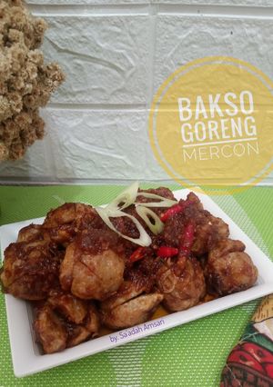 Foto resep Bakso Goreng Mercon