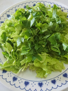 Una foto de Ensalada verde