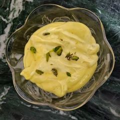 A picture of Mango Shrikhand.