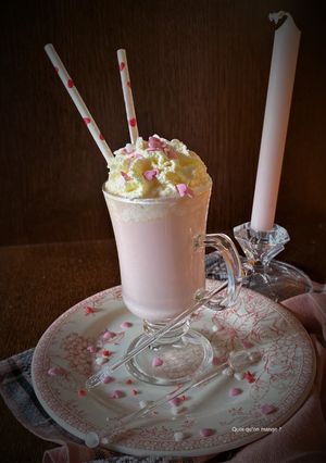 Une photo de Chocolat viennois joliment rose