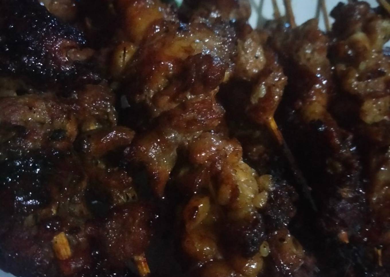 Sate sapi bumbu kacang