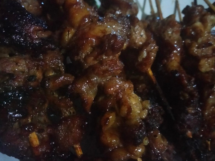 Cara Memasak Sate sapi bumbu kacang Ekonomis Untuk Jualan