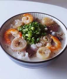 cháo tôm khô
