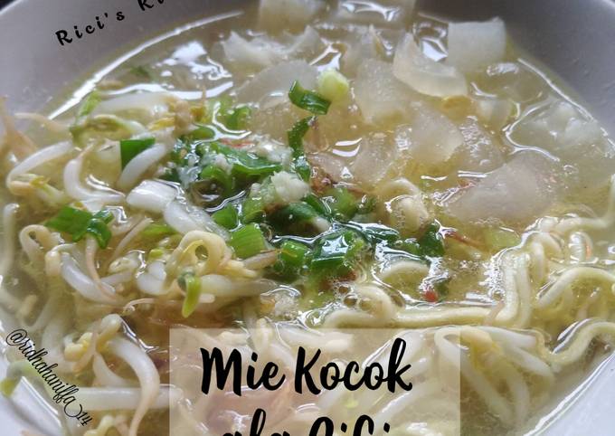 Mie Kocok ala RiCi