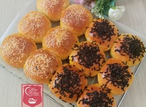 Foto resep Roti Sobek Lembut Keju dan Coklat Dengan Margarin Tanpa Ulen Tanpa Telur