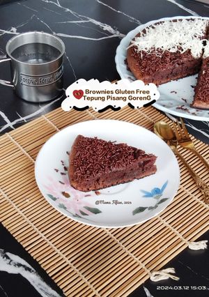 Foto resep Brownies Gluten Free Tepung Pisang Goreng